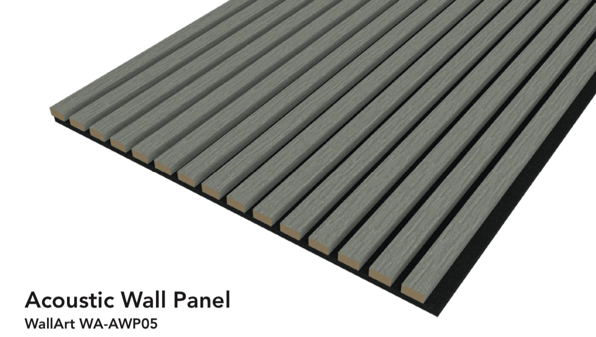 Acoustic Wall Panel - Grey Oak